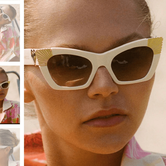 NEW! Spell & Gypsy cream Sunshine Cat-Eye Sunglasses main image 4